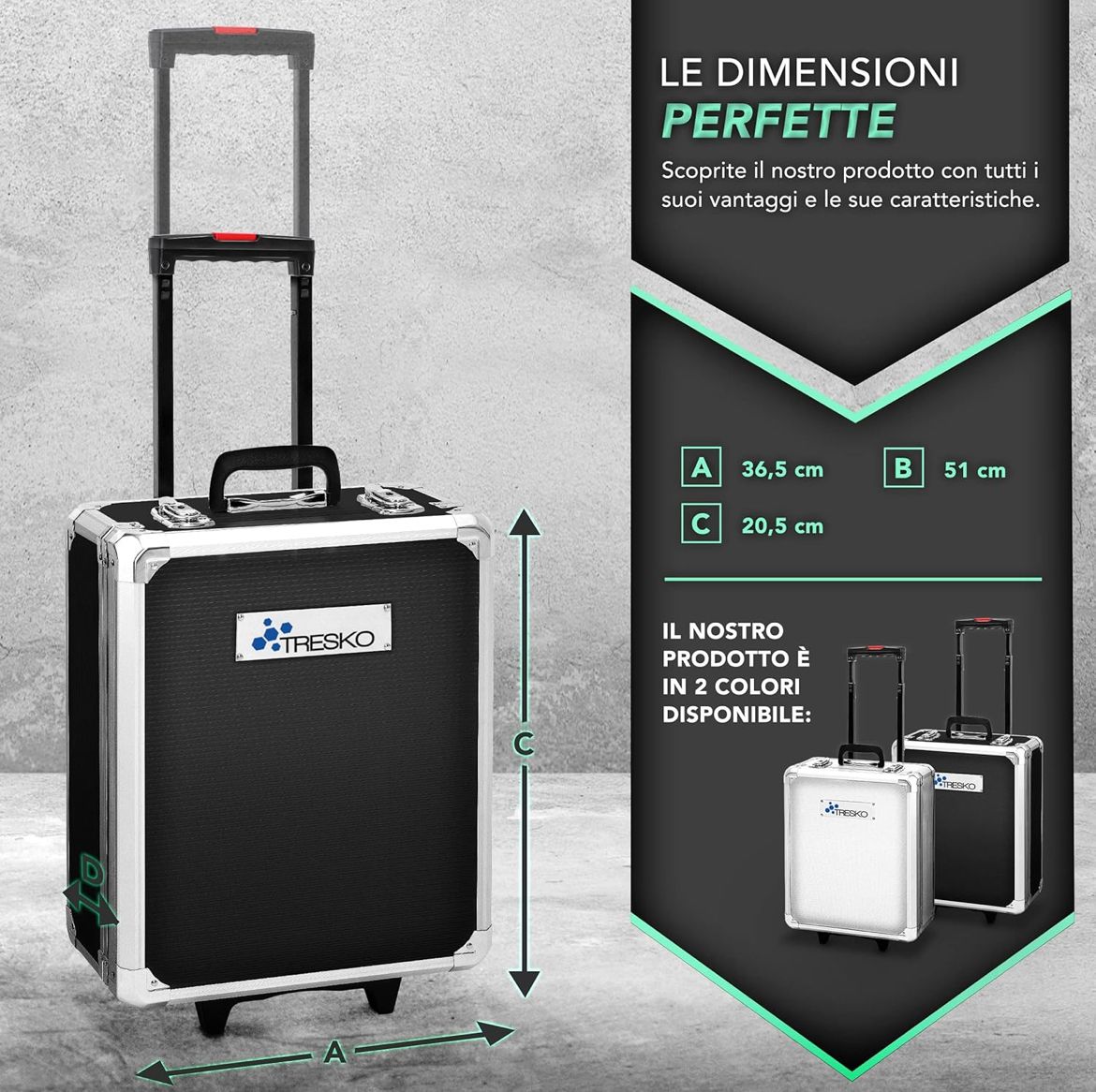 Valigia Set Attrezzi Professionale 949 Pezzi con Trolley