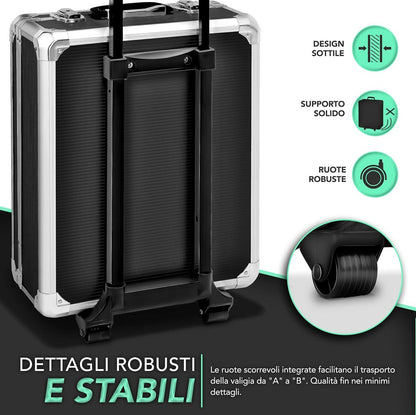 Valigia Set Attrezzi Professionale 949 Pezzi con Trolley