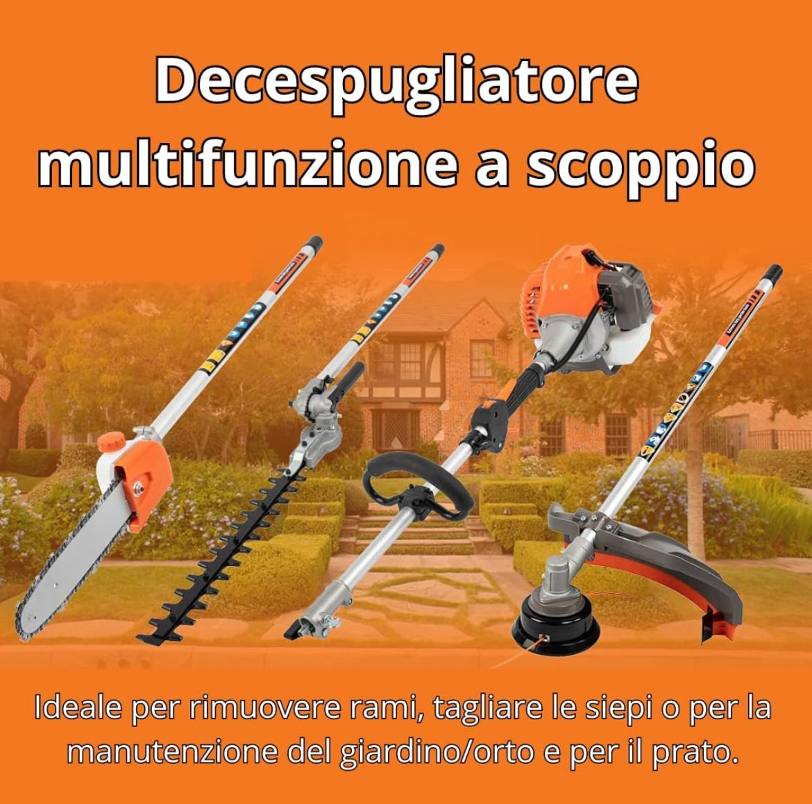 Decespugliatore Multifunzione 4 in 1 a Scoppio