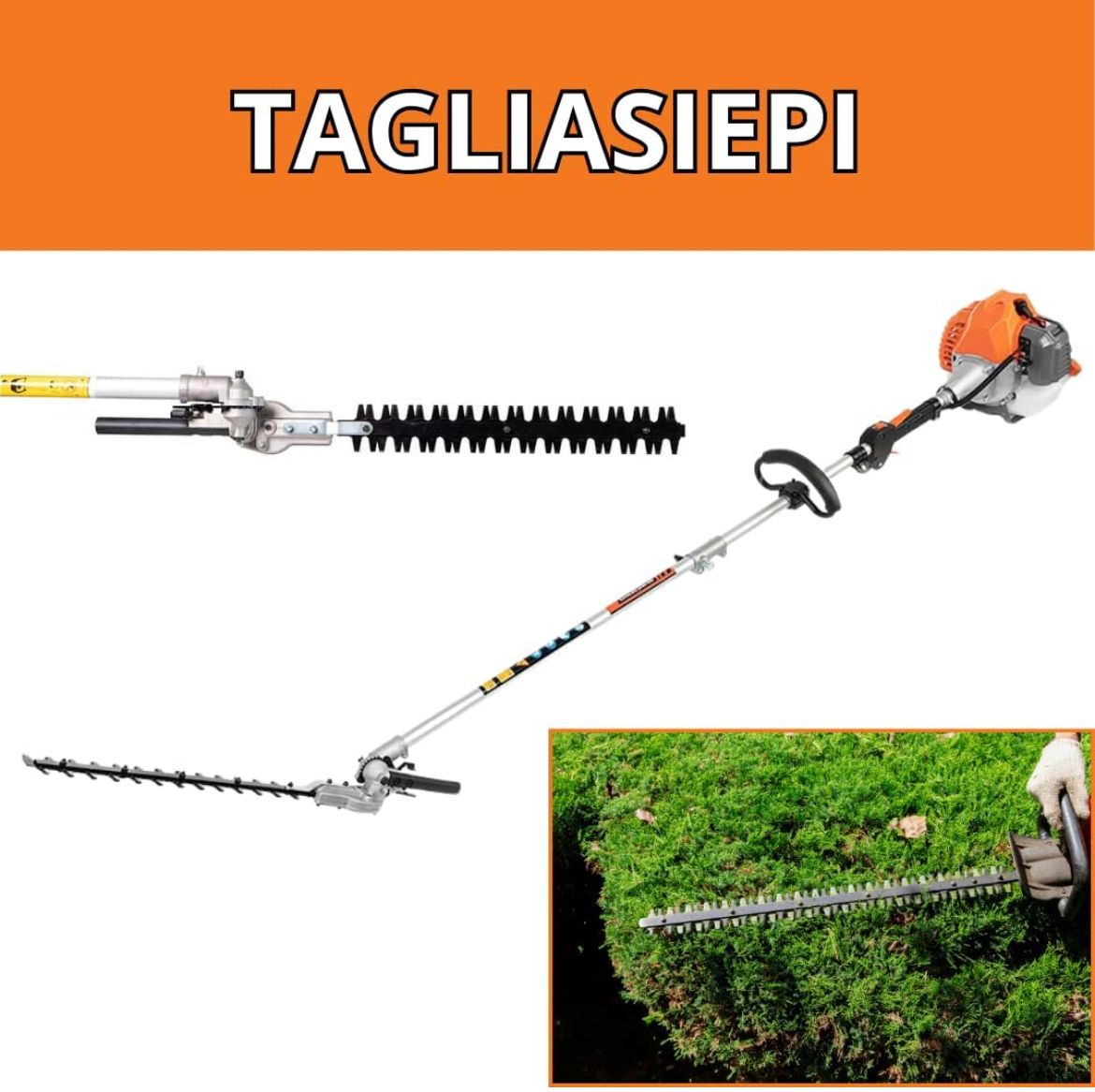 Decespugliatore Multifunzione 4 in 1 a Scoppio