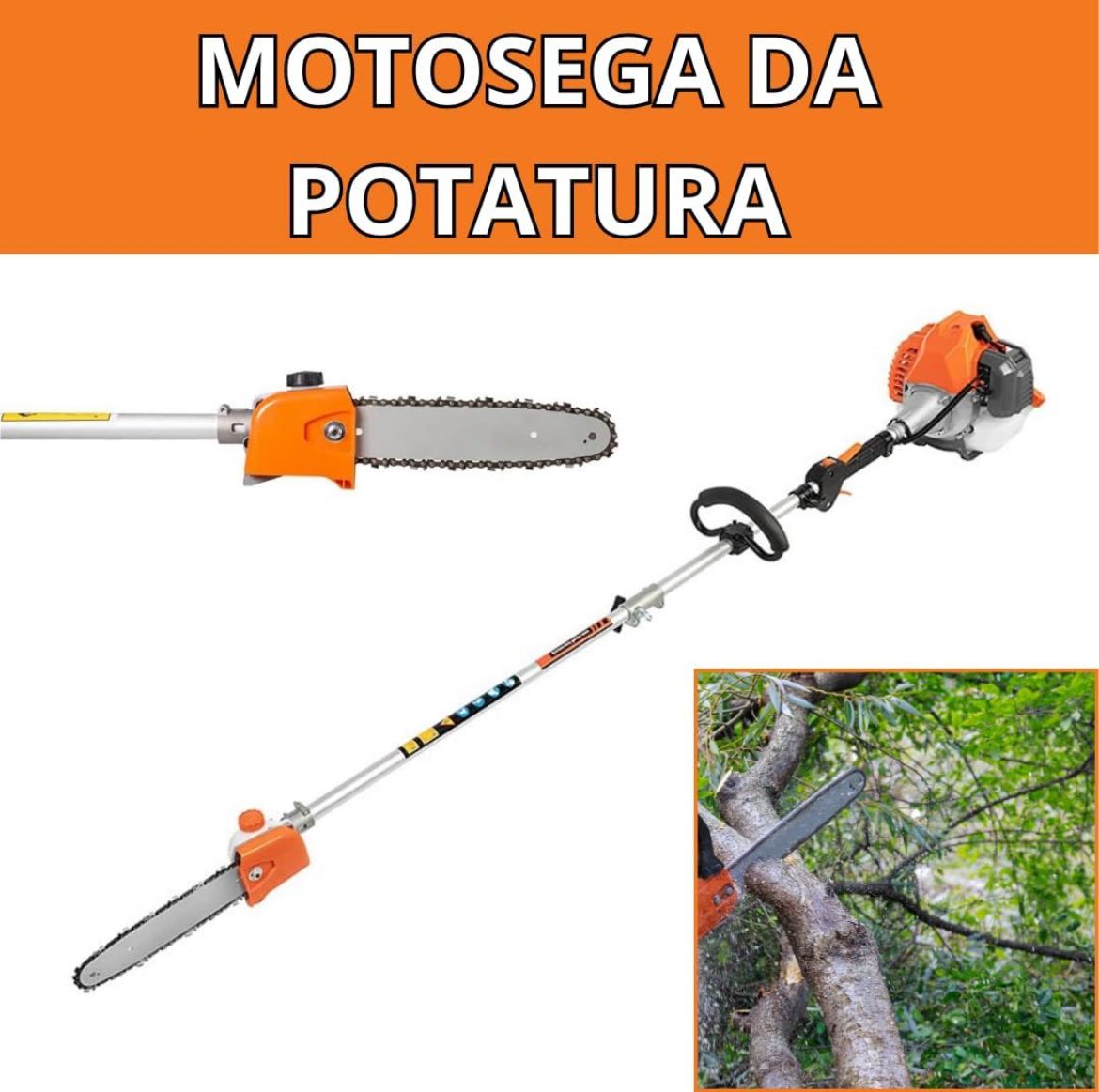 Decespugliatore Multifunzione 4 in 1 a Scoppio