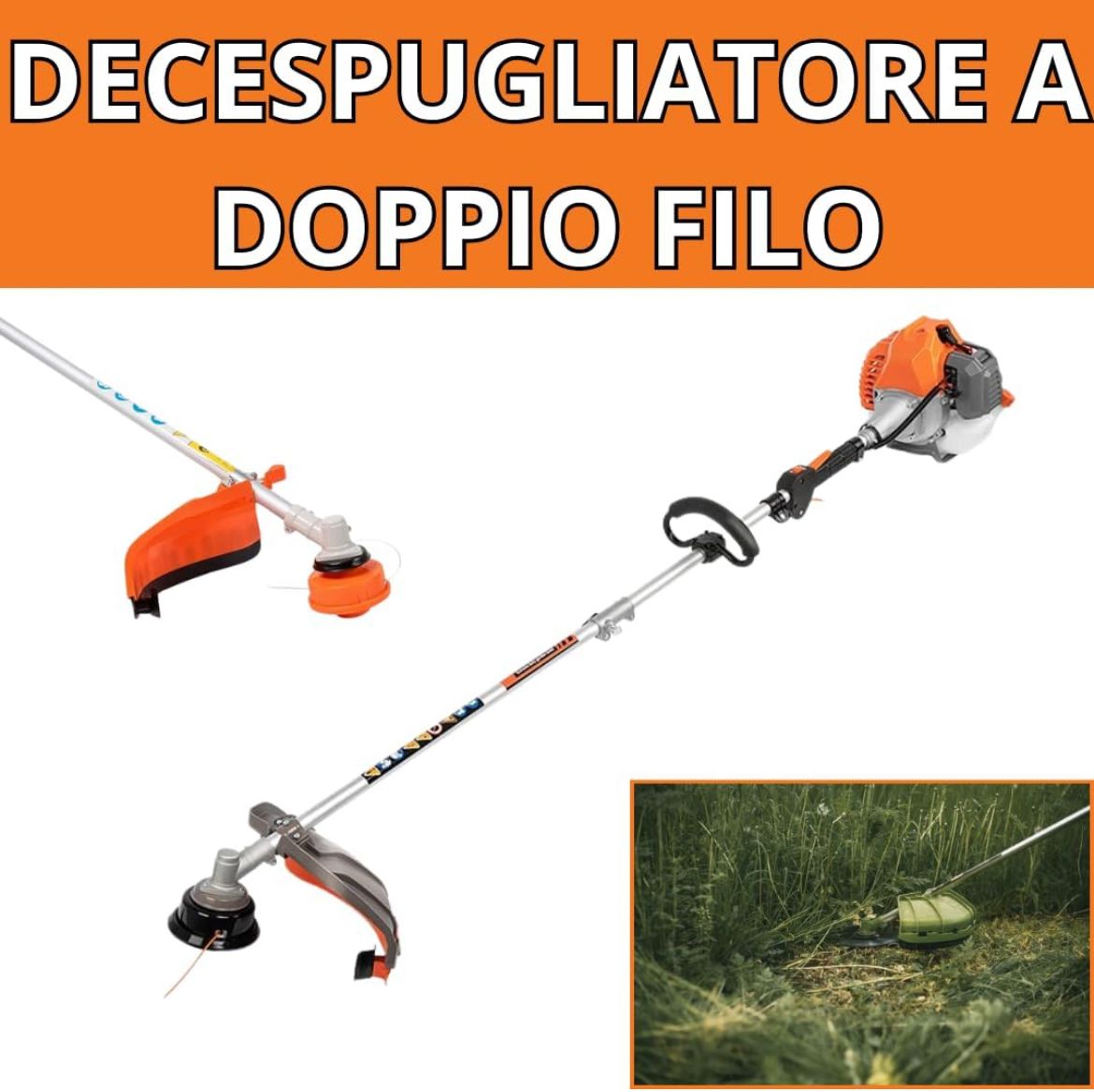 Decespugliatore Multifunzione 4 in 1 a Scoppio